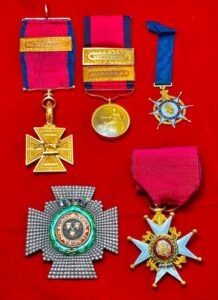 Napoleonic War 18k Medal Group